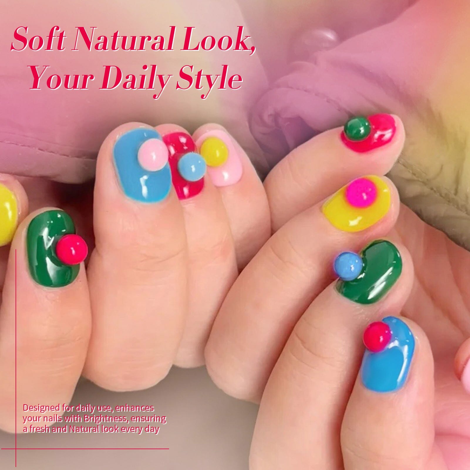 6 Colors Gel Polish Set S26 Summer Dopamine 7ml Gel Nail Polish BORN PRETTY 