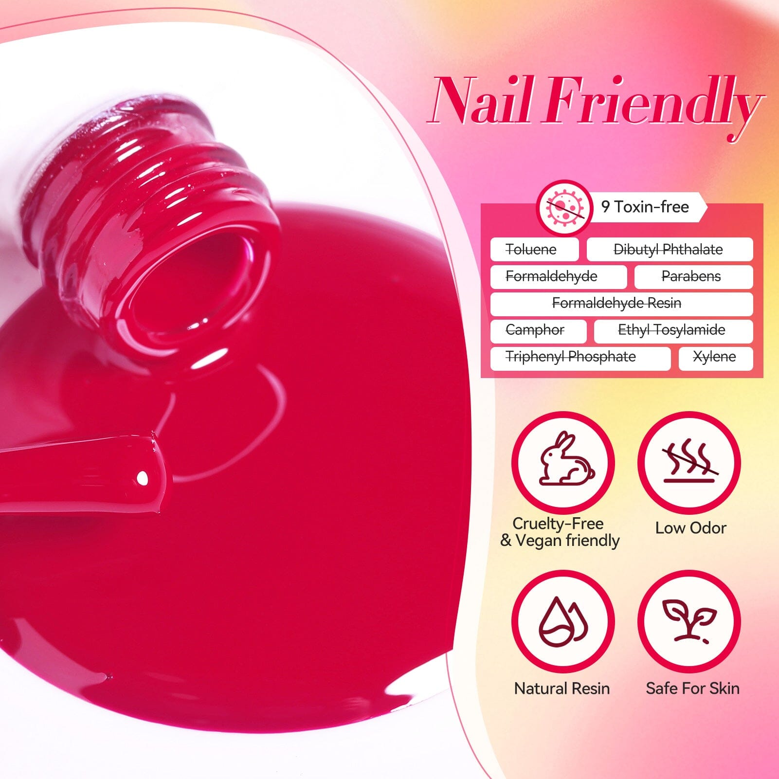 6 Colors Gel Polish Set S26 Summer Dopamine 7ml Gel Nail Polish BORN PRETTY 