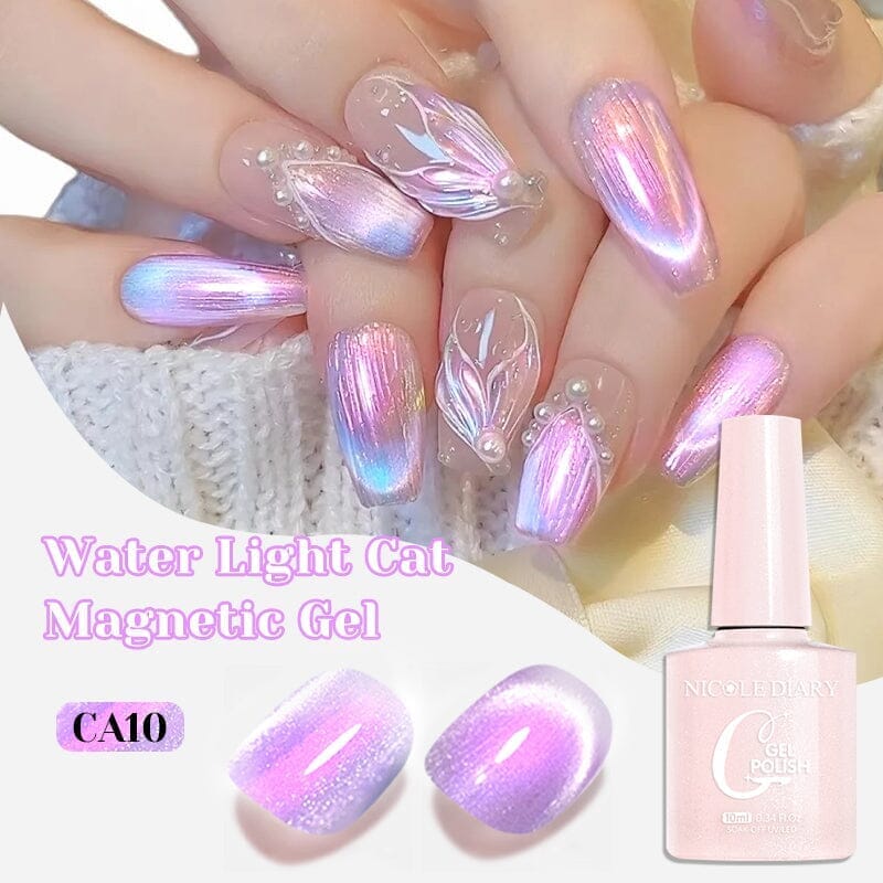 Water Light Cat Magnetic Gel Polish 10ml Gel Nail Polish NICOLE DIARY CA10 