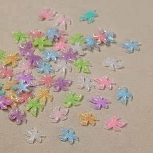 50pcs Multicolor Lily Spring 3D Nail Decorations Nail Decoration No Brand 