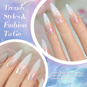 Purple Reflective Glitter Gel Polish SZ20 Fig 15ml Gel Nail Polish BORN PRETTY 