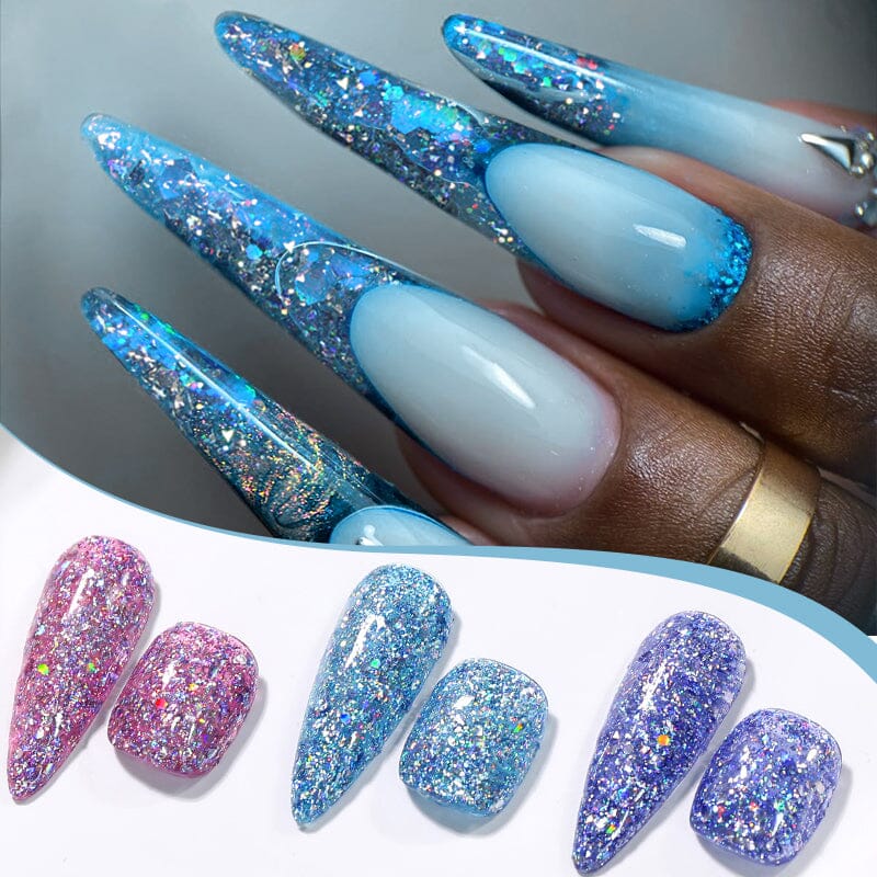 Glitter Sequins Nail Gel 7ml Gel Nail Polish LILYCUTE 