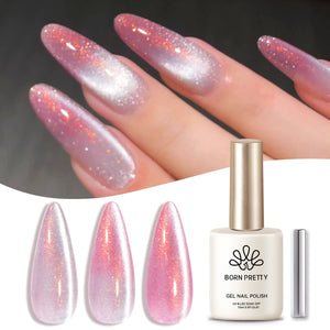 Pink Temperature-changing Cat Magnetic Gel Polish MY295 Empty Dream 15ml Gel Nail Polish BORN PRETTY 