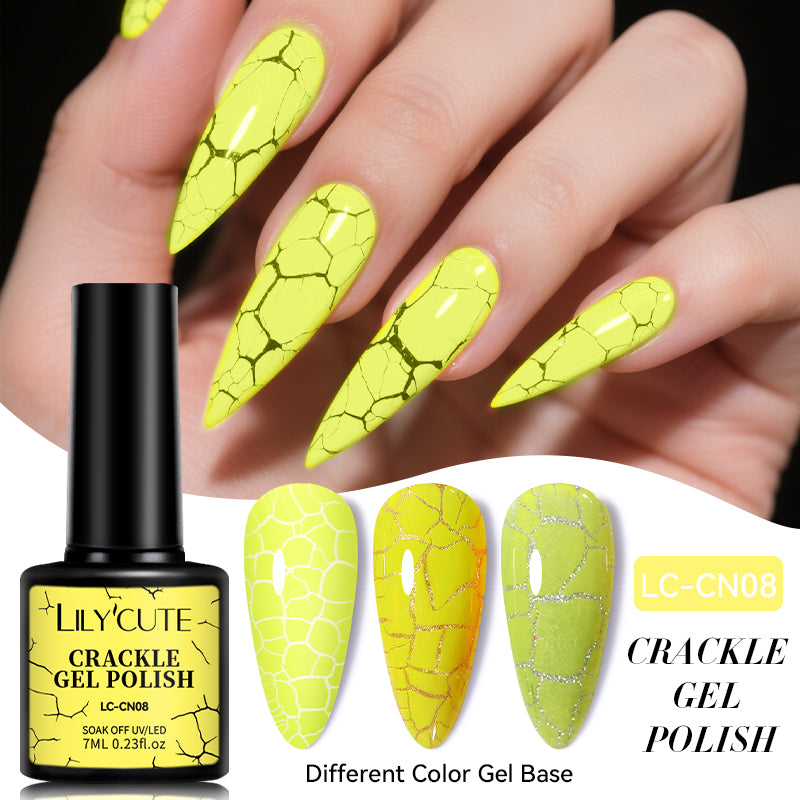 Neon Crackle Gel Polish LC-CN08 7ml – BORN PRETTY