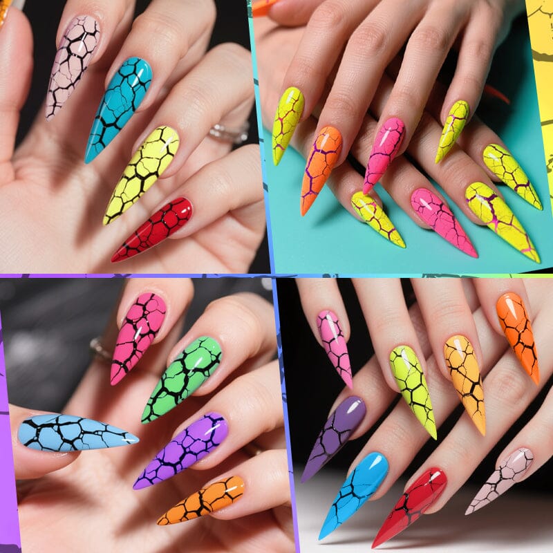 Neon Crackle Gel Polish LC-CN07 7ml – BORN PRETTY