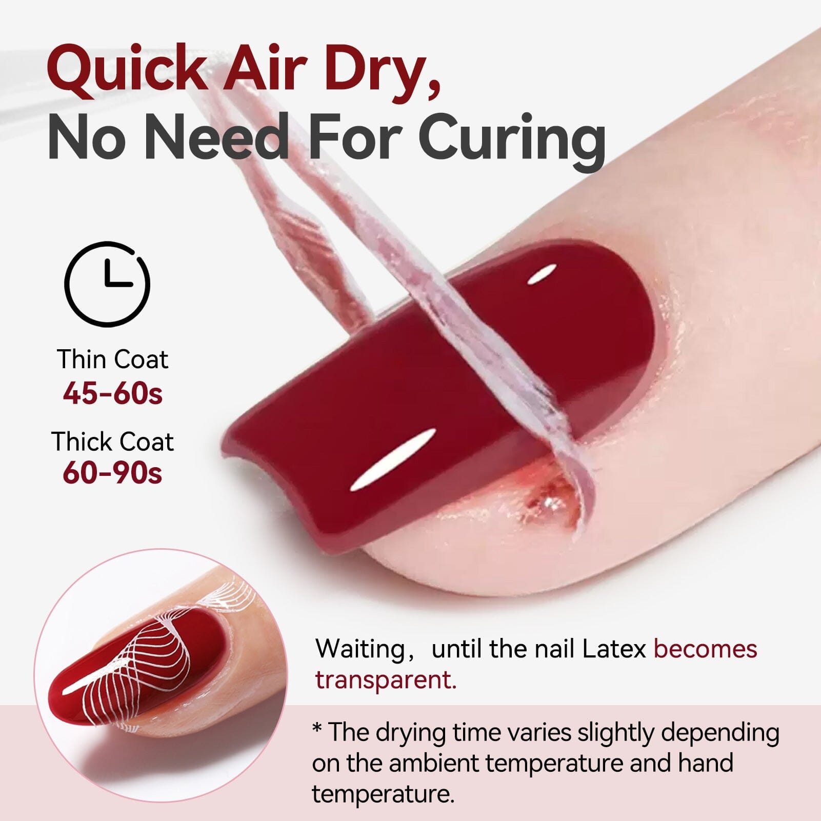 White Peel Off Latex Tape Anti-Freezing 15ml Gel Nail Polish BORN PRETTY 