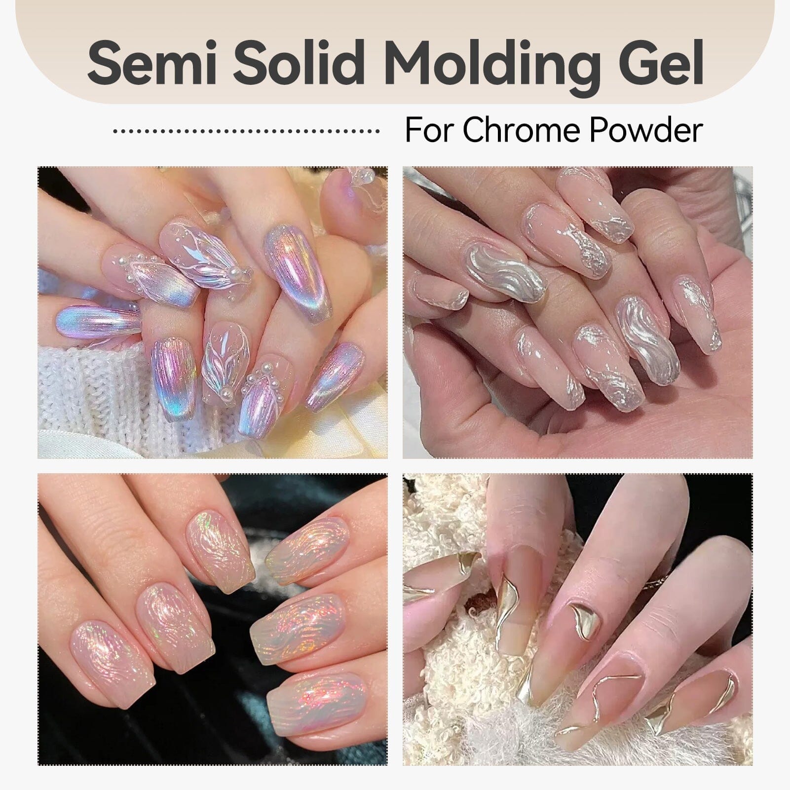 Clear Semi Solid Molding Gel Polish 5g Gel Nail Polish BORN PRETTY 