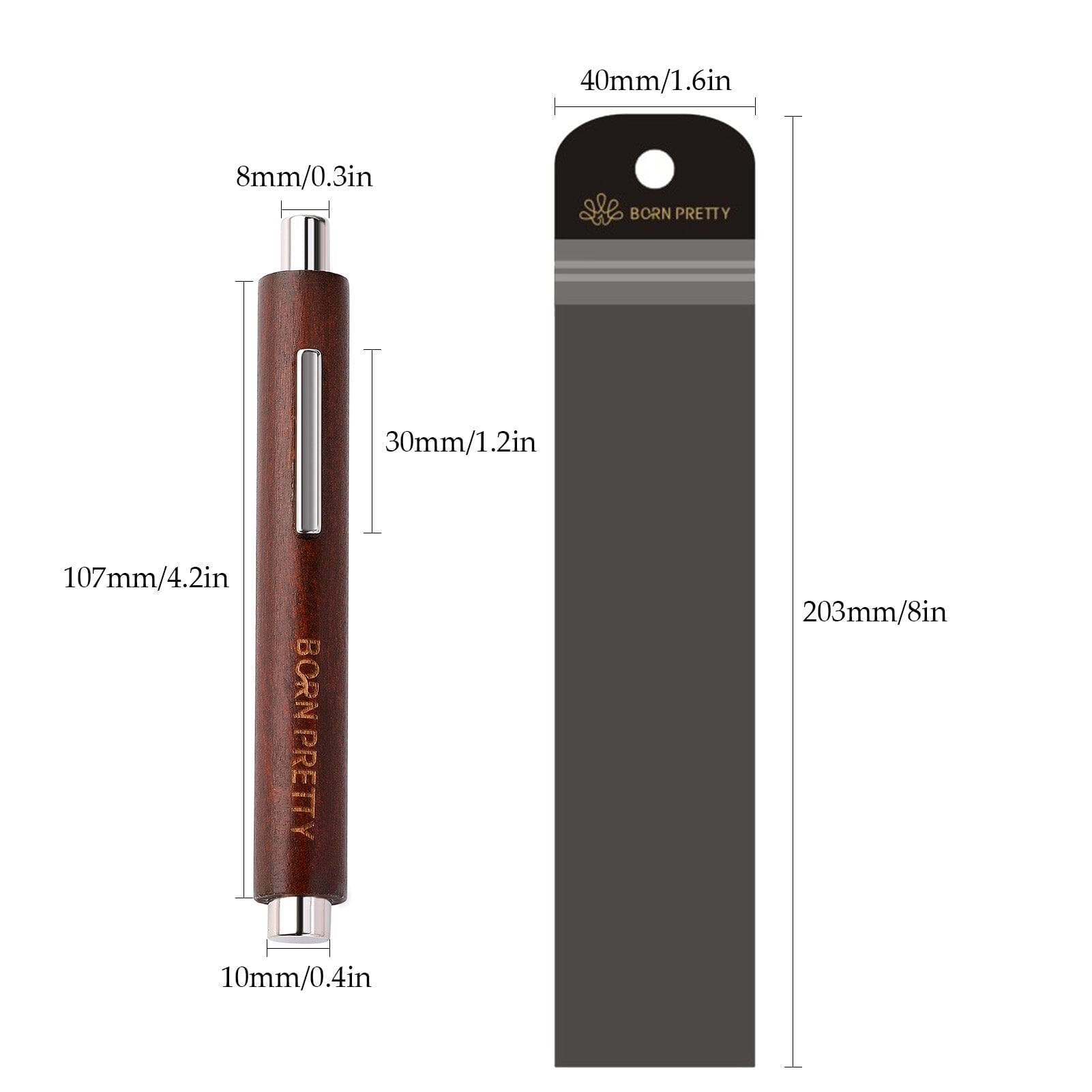 Brown 3-in-1 Magnet Stick Tools & Accessories BORN PRETTY 