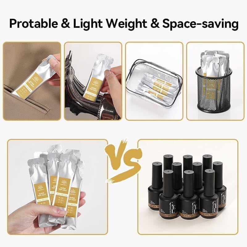 4pcs Super Top Coat Set 15ml Base & Top Coat BORN PRETTY 