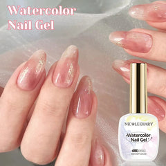 Watercolor Nail Gel 15ml Gel Nail Polish NICOLE DIARY 