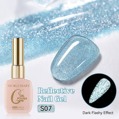 Reflective Gel S07 15ml Gel Nail Polish NICOLE DIARY 