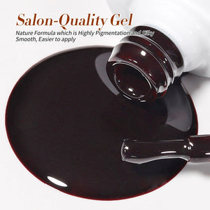 6 Colors Jelly Gel J08 Autumn Ember 7ml Gel Nail Polish BORN PRETTY 