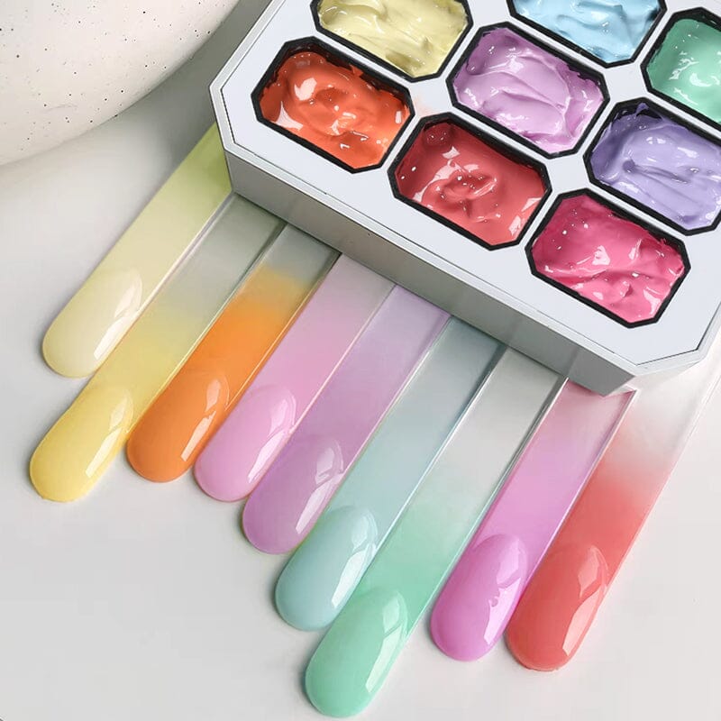 9 Colors 4 in 1 Pat Painting Gel Midsummer Blossom – BORN PRETTY