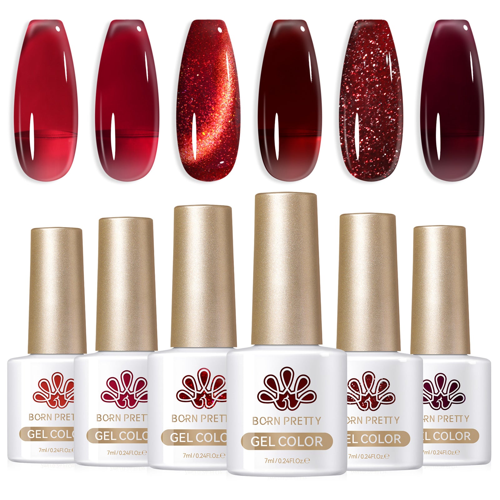 6 Colors Jelly Gel J09 Scarlet Muse 7ml
