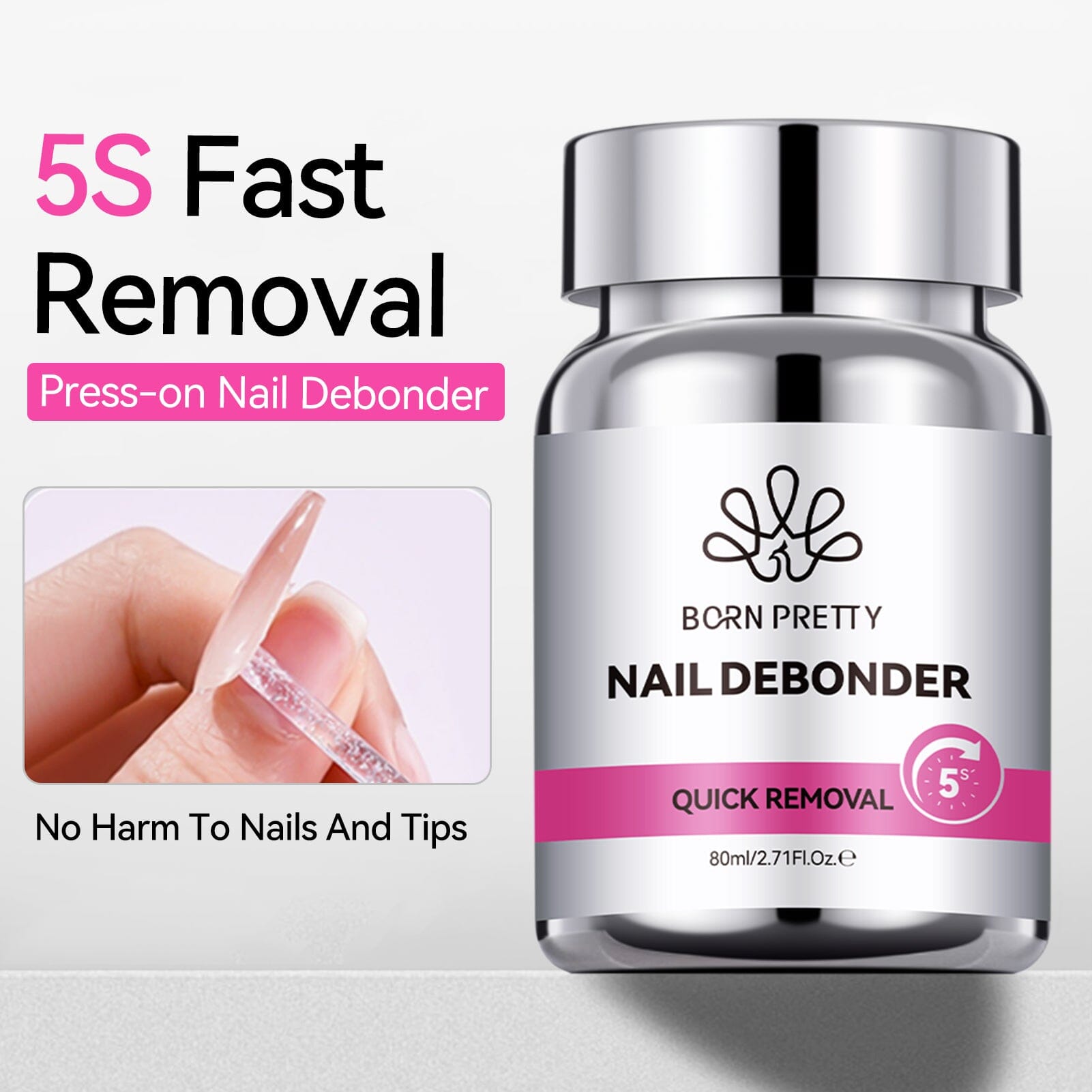Nail Debonder Quick Removal 80ml Gel Nail Polish BORN PRETTY 