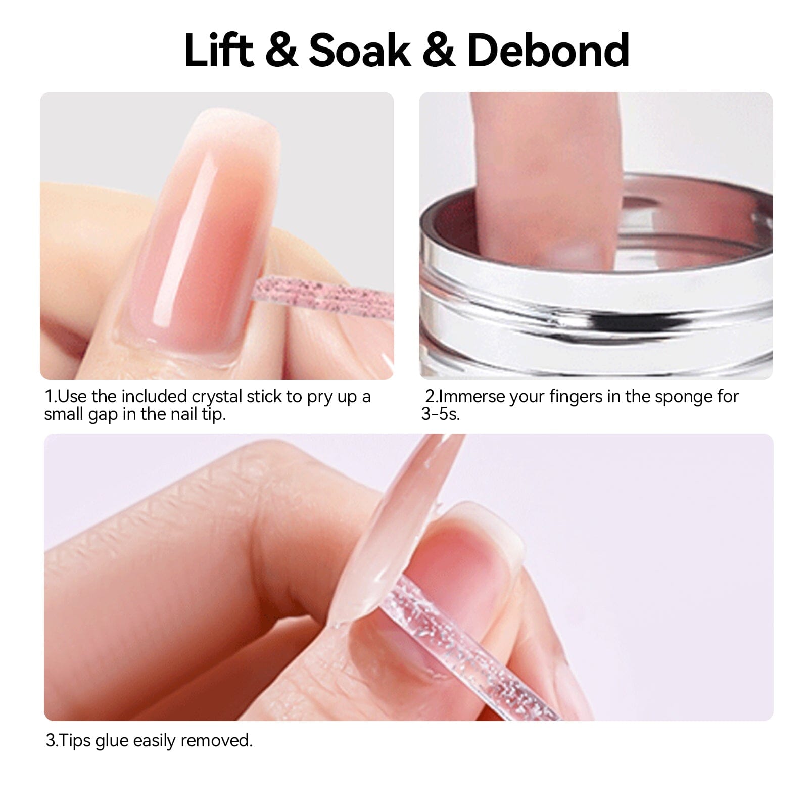 Nail Debonder Quick Removal 80ml Gel Nail Polish BORN PRETTY 