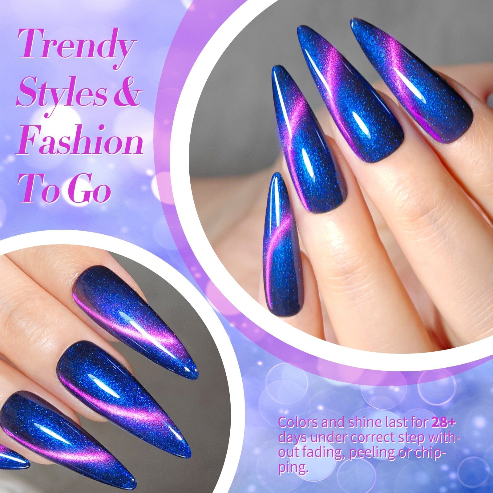 Aurora Cat Magnetic Gel Polish MY312 Firefly Glow 15ml Gel Nail Polish BORN PRETTY 