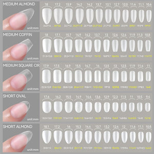 420pcs Matte Soft Gel Tips Nail Tips UR SUGAR 
