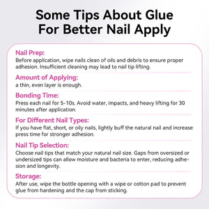 Nail Tips Glue Fast Air Dry 7ml Nail Tips BORN PRETTY 