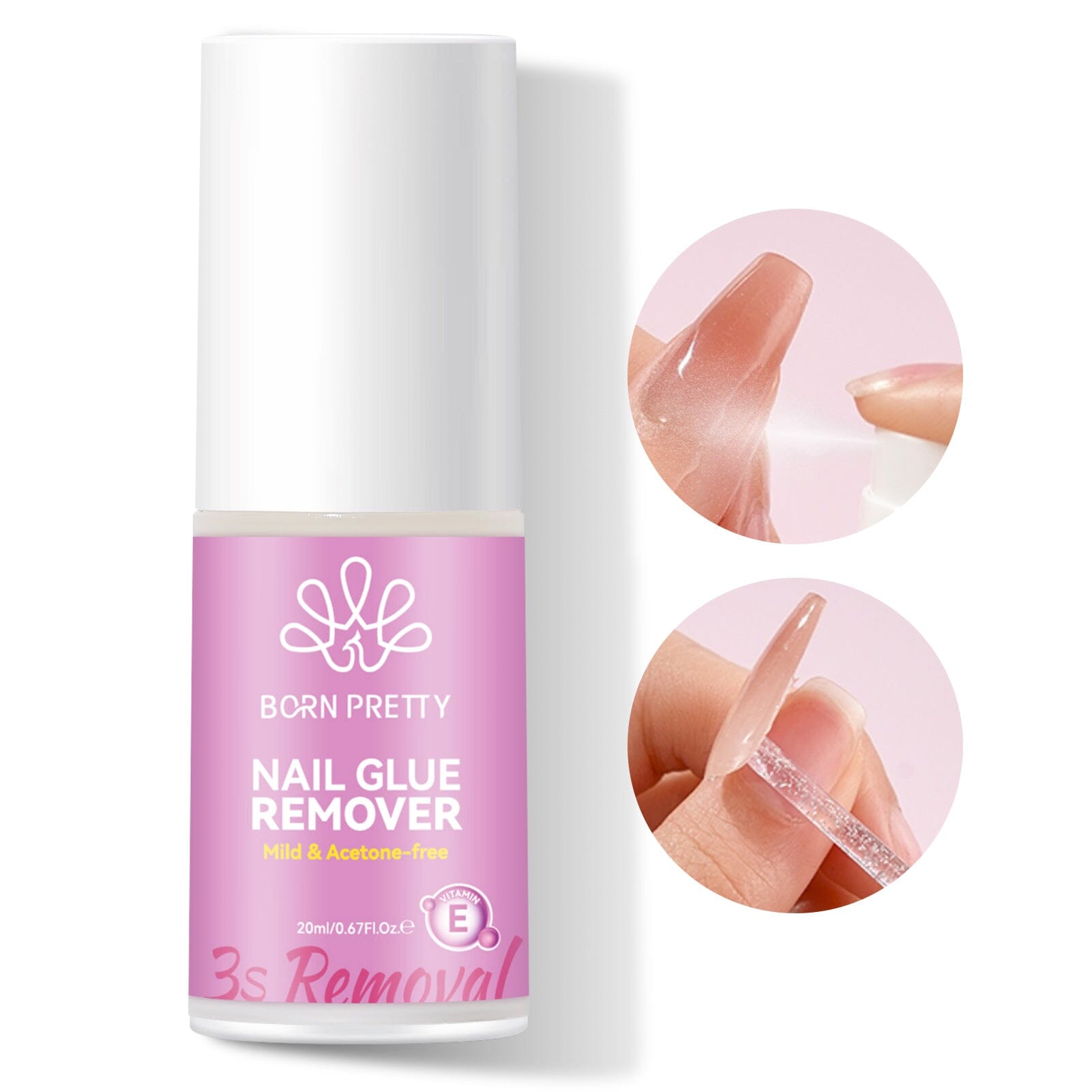 Nail Glue Remover Acetone-free 20ml Nail Tips BORN PRETTY 