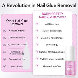 Nail Glue Remover Acetone-free 20ml Nail Tips BORN PRETTY 