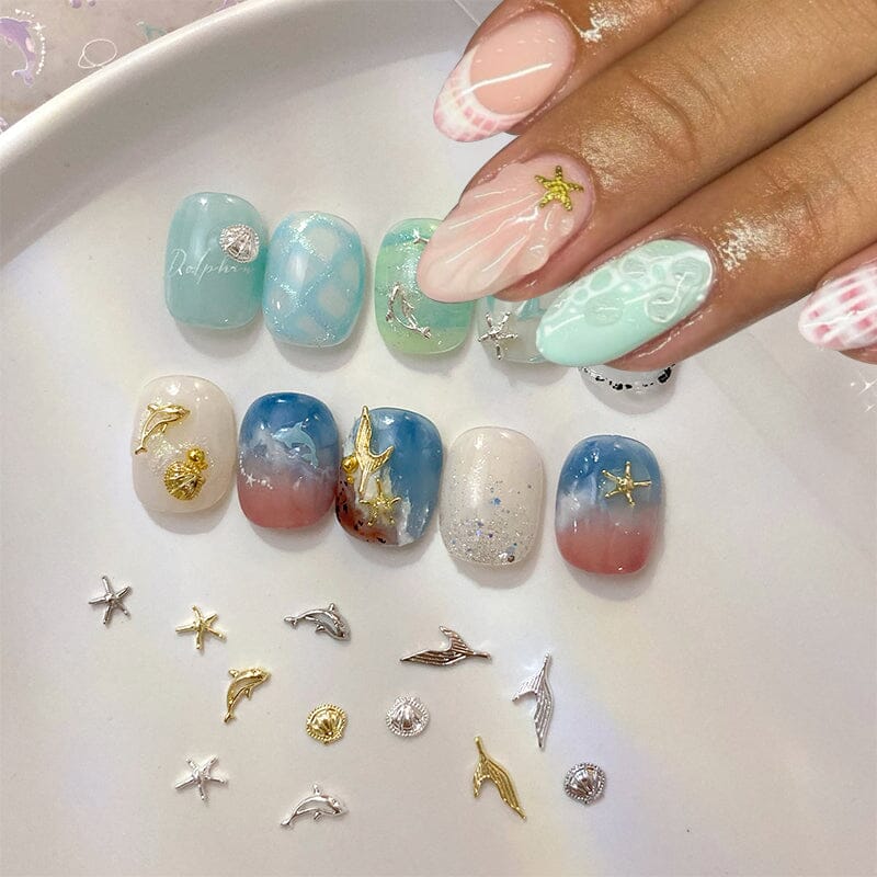 10pcs Ocean Shell 3D Nail Decorations Clearance No Brand 