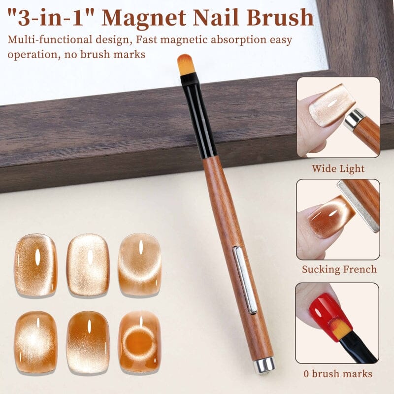 3 in 1 Magnetic Stick Nail Brush Tools & Accessories No Brand 