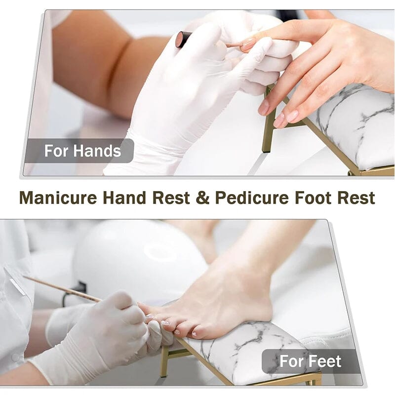 Nail Hand Rest Pillow with Mat Clearance No Brand 