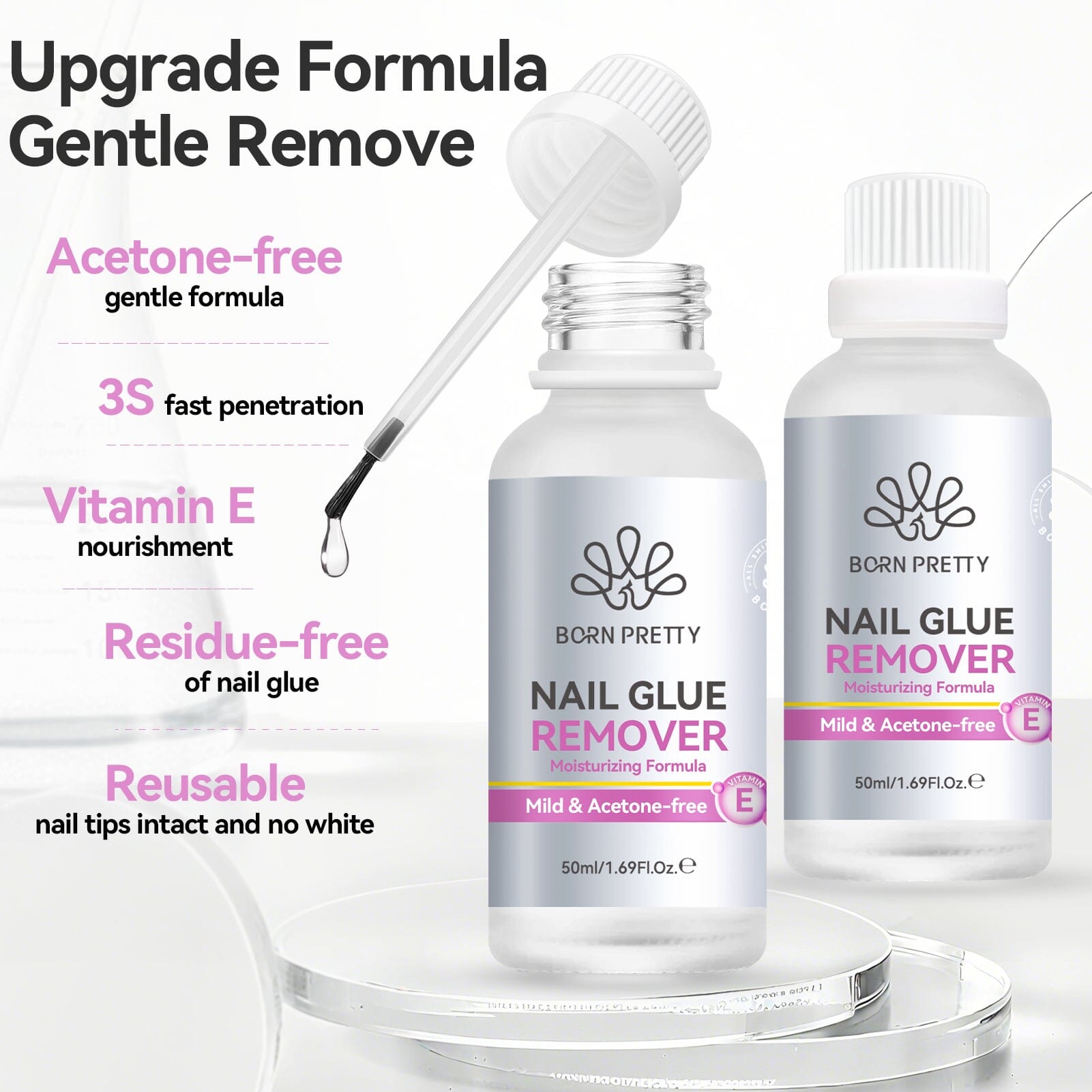 Nail Glue Remover 50ml Nail Tips BORN PRETTY 