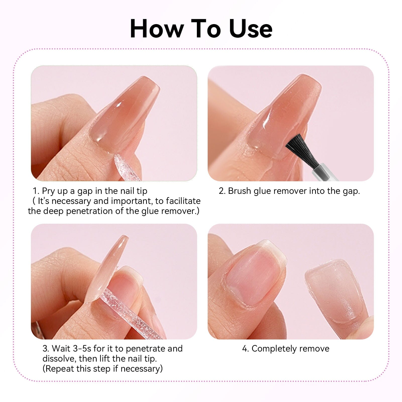 Nail Glue Remover 50ml Nail Tips BORN PRETTY 