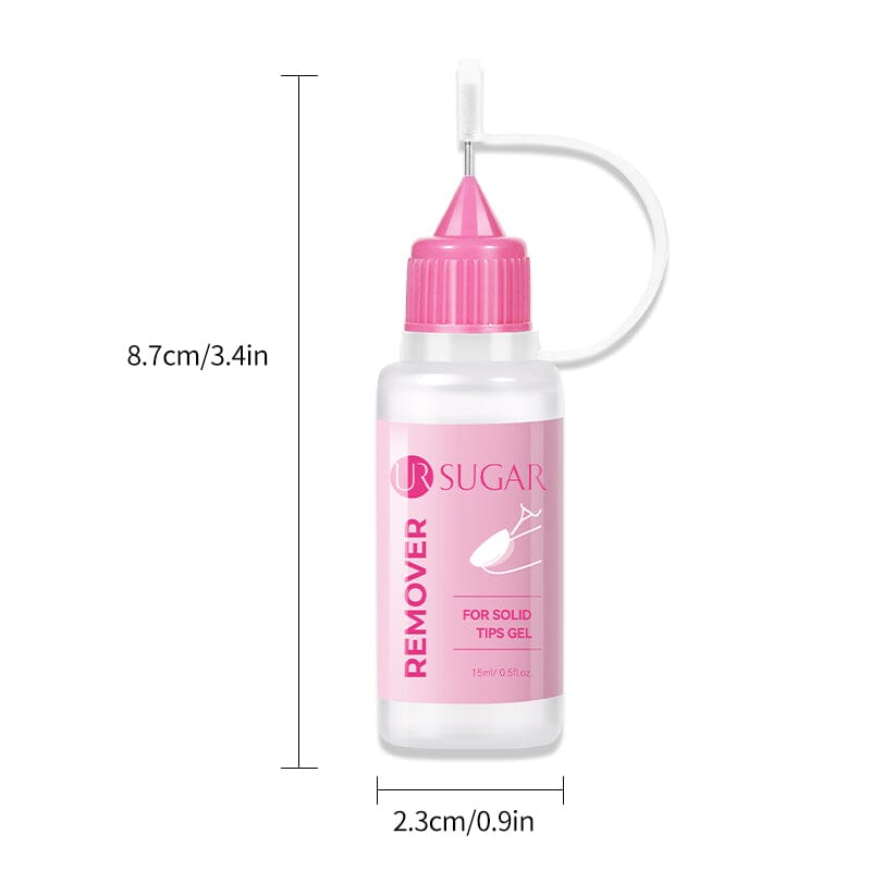 Remover For Solid Tips Gel 15ml Base & Top Coat UR SUGAR 