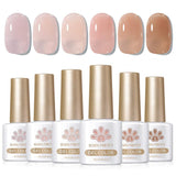 6 Colors Jelly Gel Polish Set 7ml