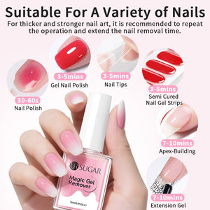 Magic Gel Remover 15ml Gel Nail Polish UR SUGAR 
