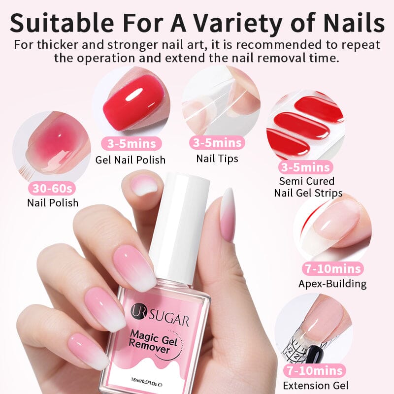 Magic Gel Remover 15ml Gel Nail Polish UR SUGAR 