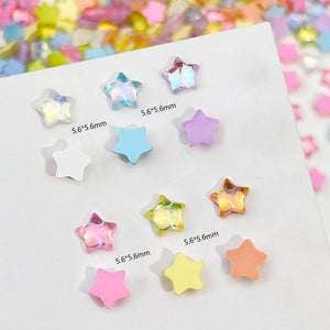 100pcs Star Plastic Nail Art Decorations Clearance No Brand 