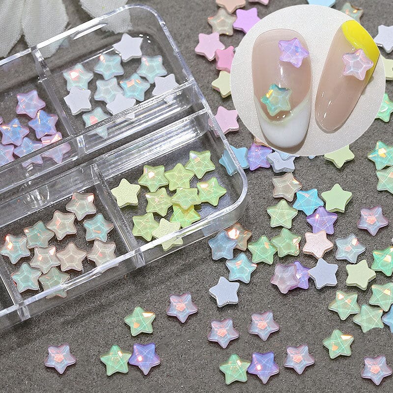 100pcs Star Plastic Nail Art Decorations Clearance No Brand 