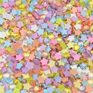 100pcs Star Plastic Nail Art Decorations Clearance No Brand 
