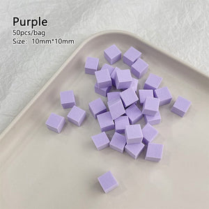 50pcs Mini Square Soft Sponges Tools & Accessories No Brand 06 