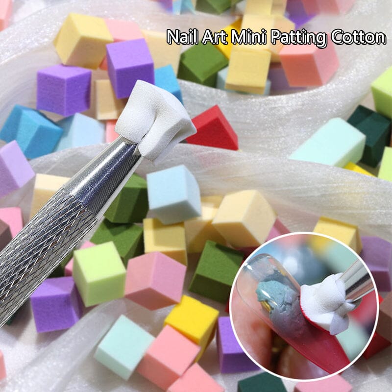 50pcs Mini Square Soft Sponges Tools & Accessories No Brand 6 Colors 