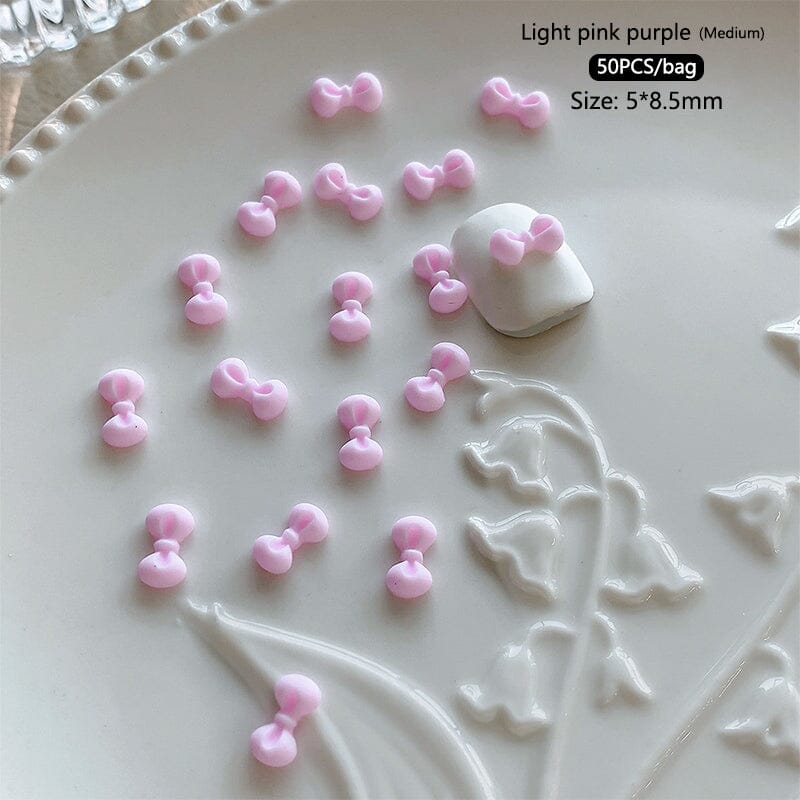 50pcs Bowknot Plastic Nail Art Decorations Nail Decoration No Brand 14 