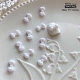 50pcs Bowknot Plastic Nail Art Decorations Nail Decoration No Brand 03 