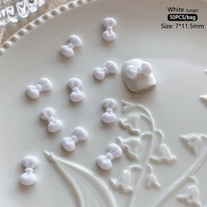 50pcs Bowknot Plastic Nail Art Decorations Nail Decoration No Brand 03 