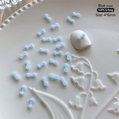 50pcs Bowknot Plastic Nail Art Decorations Nail Decoration No Brand 04 