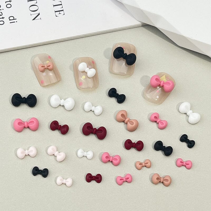 50pcs Bowknot Plastic Nail Art Decorations Nail Decoration No Brand 