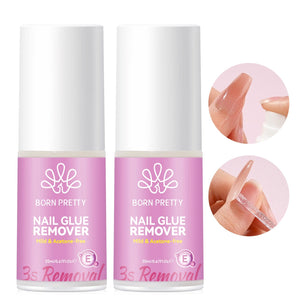 Odorless UV Free Nail Tips Glue Remover Nail Tips BORN PRETTY Set 03 
