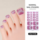 22 Tips Toenail Cat Magnetic Full Cover Nail Stickers ZXJ Series Clearance No Brand ZXJ-0186 