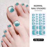 22 Tips Toenail Cat Magnetic Full Cover Nail Stickers ZXJ Series Clearance No Brand ZXJ-0177 