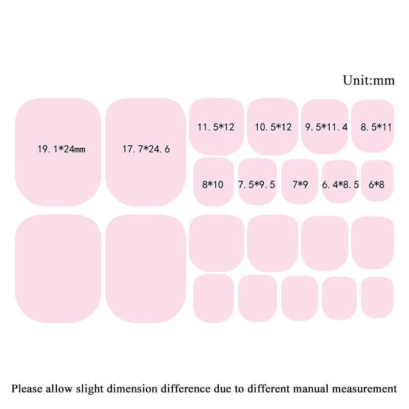 22 Tips Toenail Cat Magnetic Full Cover Nail Stickers ZXJ Series Clearance No Brand 