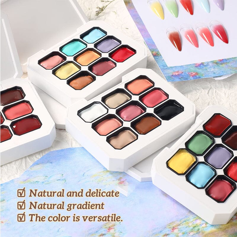 9 Colors Pat Painting Gel Gel Nail Polish No Brand 