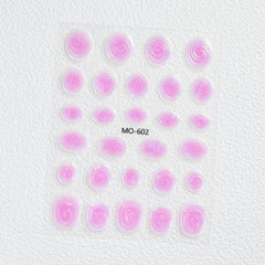 Vortex 3D Nail Stickers MO-602 Nail Art No Brand 